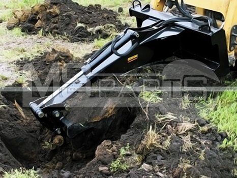 Фото: Обратная лопата на мини-погрузчик