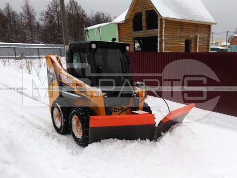Фото: ОТВАЛ V-ОБРАЗНЫЙ (БАБОЧКА) на мини-погрузчик