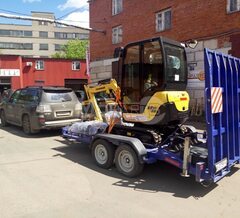 Мини-экскаватор Yanmar SV18 уехал работать в Великий Новгород