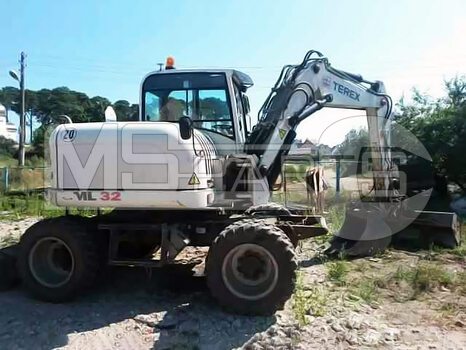 Запчасти на колесные экскаваторы Terex