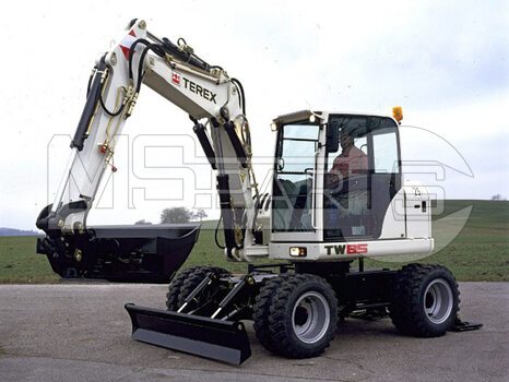 Запчасти на колесные экскаваторы Terex