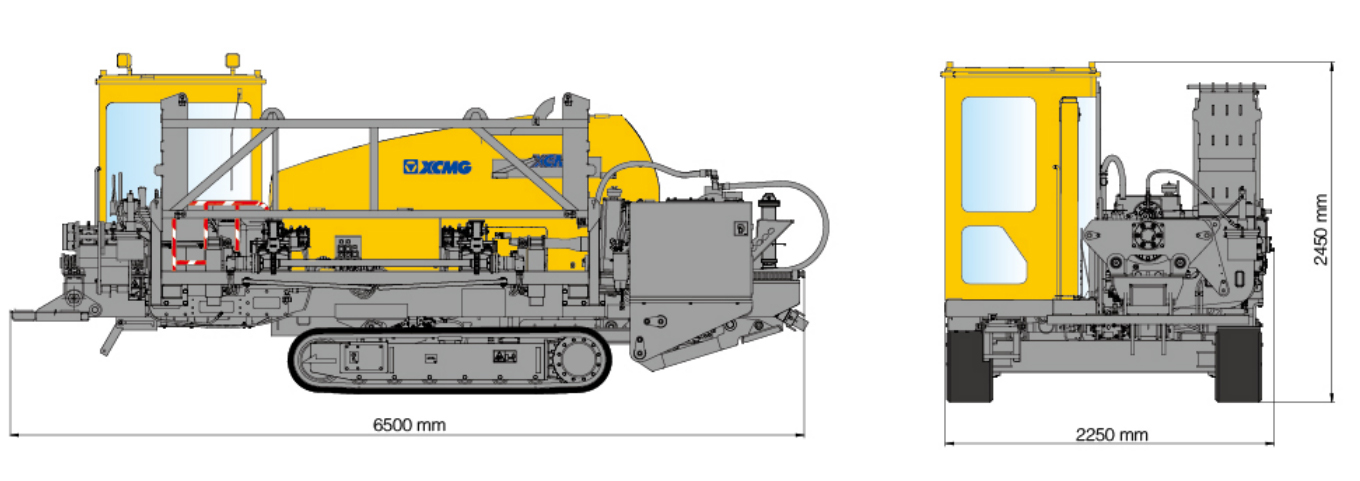 Габариты XCMG XZ430E